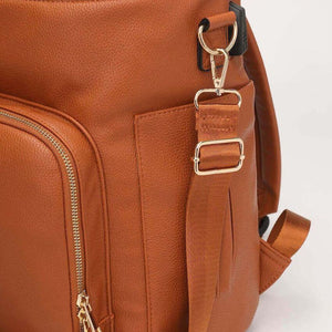 Sofia Faux Leather Nappy Bag | Nappy Backpack - Lulu Babe