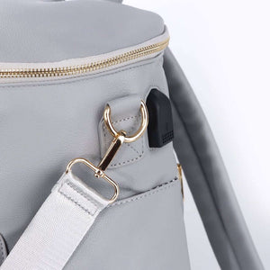Sofia Faux Leather Nappy Bag