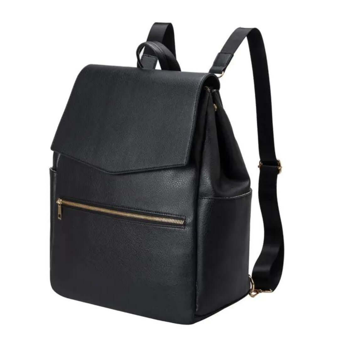 Soho Nappy Backpack | Stylish Vegan Leather Nappy Bag - Lulu Babe