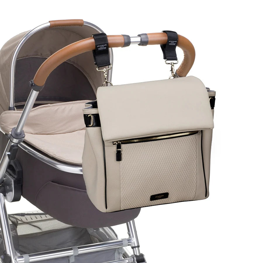 Storksak St James Scuba Nappy Bag - Taupe