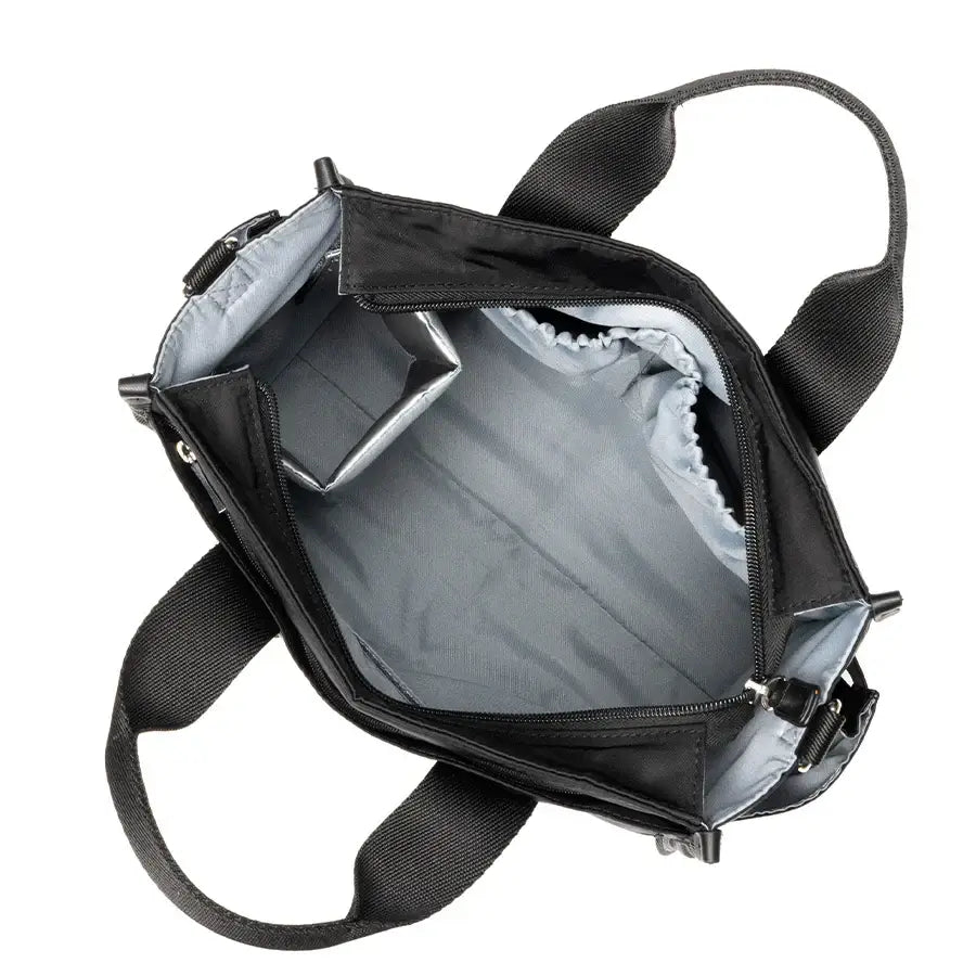 Interior view of the Storksak Thea Compact nappy bag