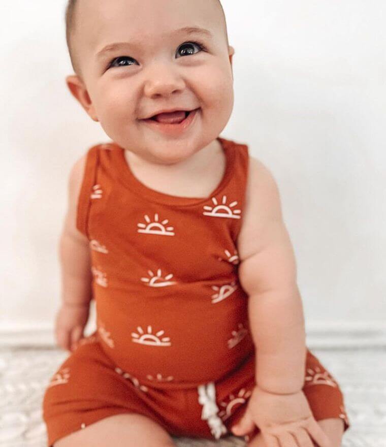 Sunshine Boys Shorts Set | Baby & Toddler Summer Set - Lulu Babe