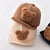 Teddy Corduroy Baby Cap | Baby Hat with Fluffy Bear Patch - Lulu Babe