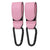 Set of two pram clips with pink vegan leather straps - Lulu Babe