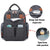Urban Nappy Backpack showcasing spacious side pocket and compartment for wet items