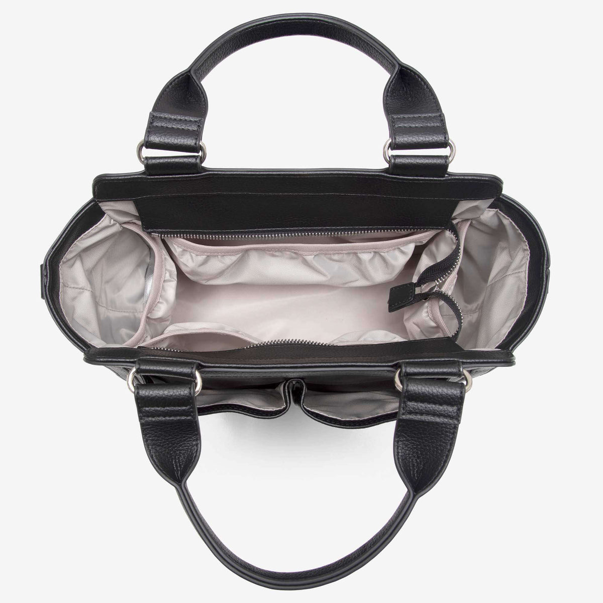 VANCHI Amelia Convertible Pram Caddy Black | Shoulder Bag & Pram Organiser