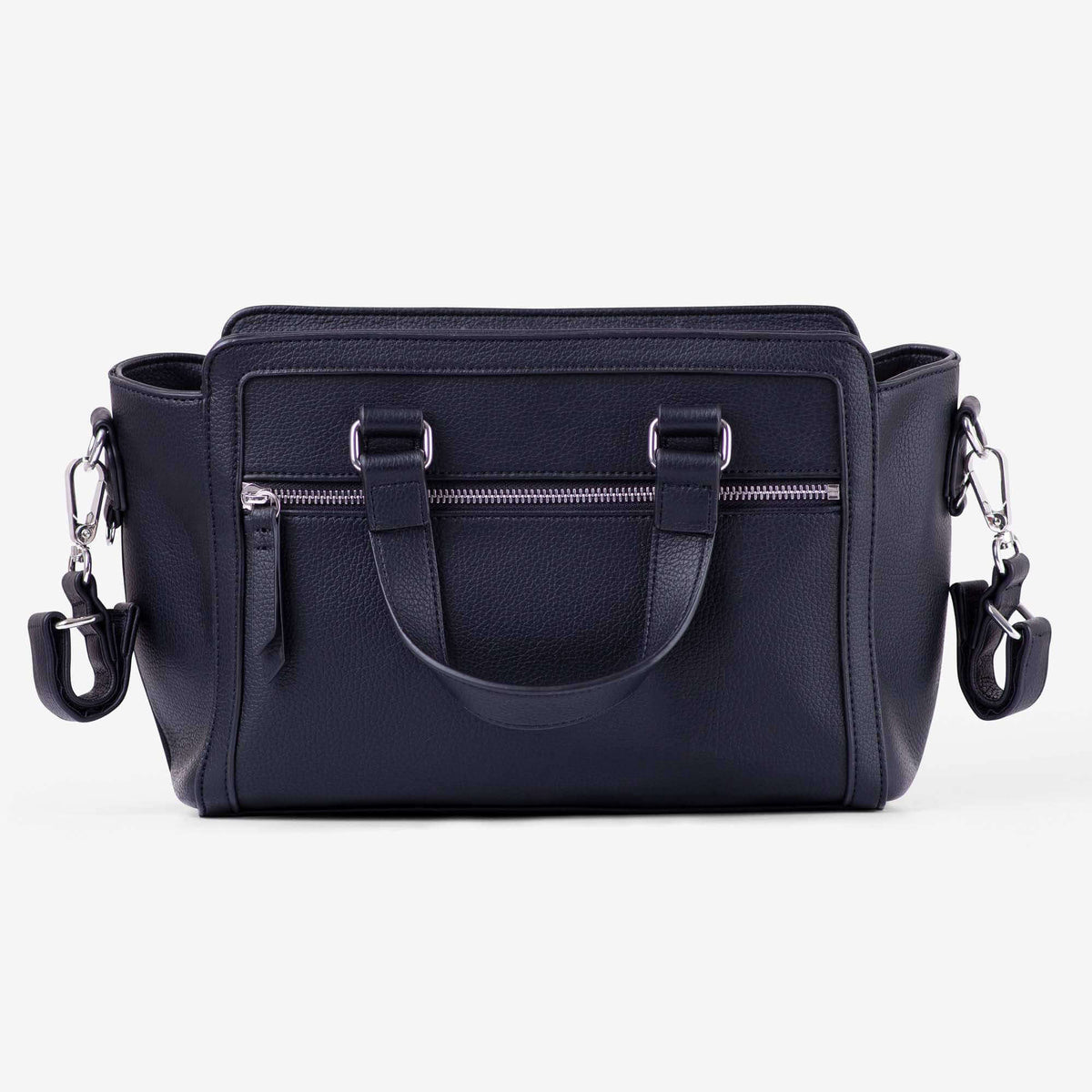 VANCHI Amelia Convertible Pram Caddy Black | Shoulder Bag & Pram Organiser