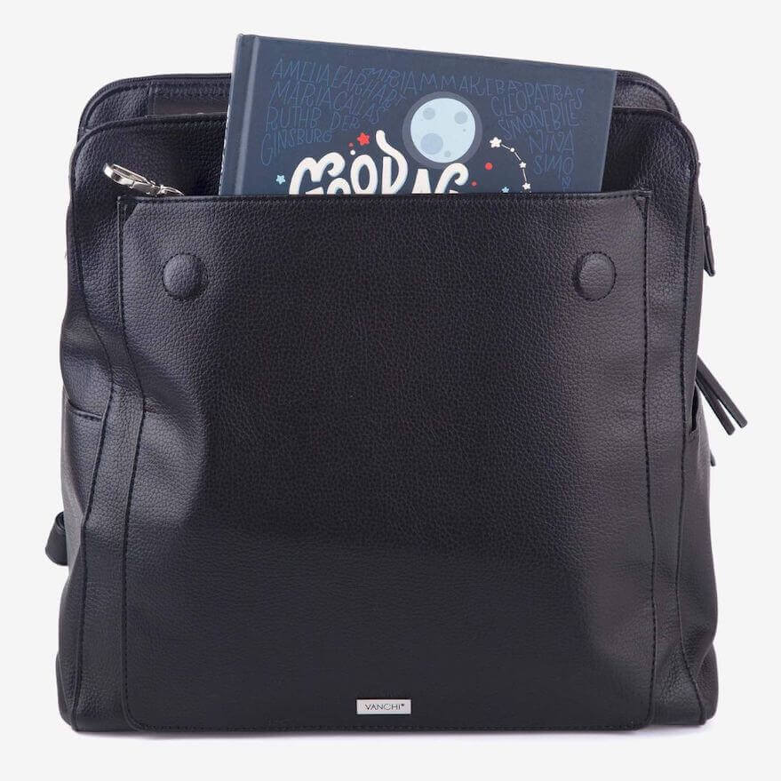 Vanchi Emmy Baby Backpack | Vegan Leather Nappy Bag - VANCHI