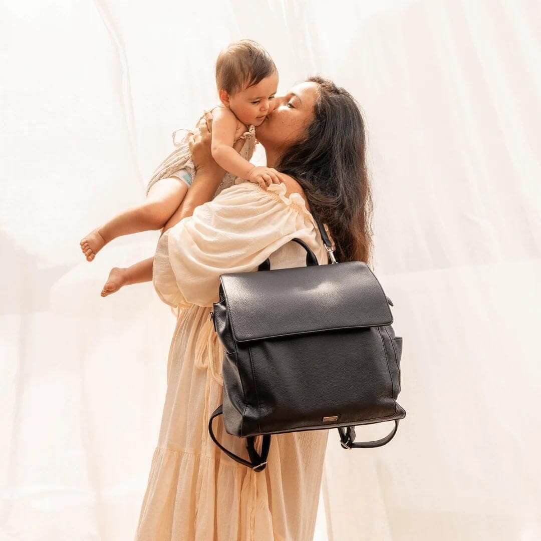 Vanchi Emmy Baby Backpack | Vegan Leather Nappy Bag - VANCHI