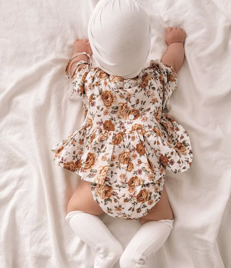 Vintage Rose Romper