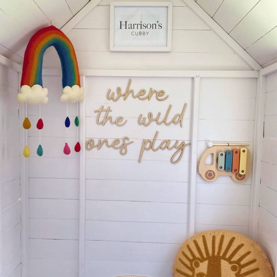 Where the Wild Ones Play Wooden Wall Script