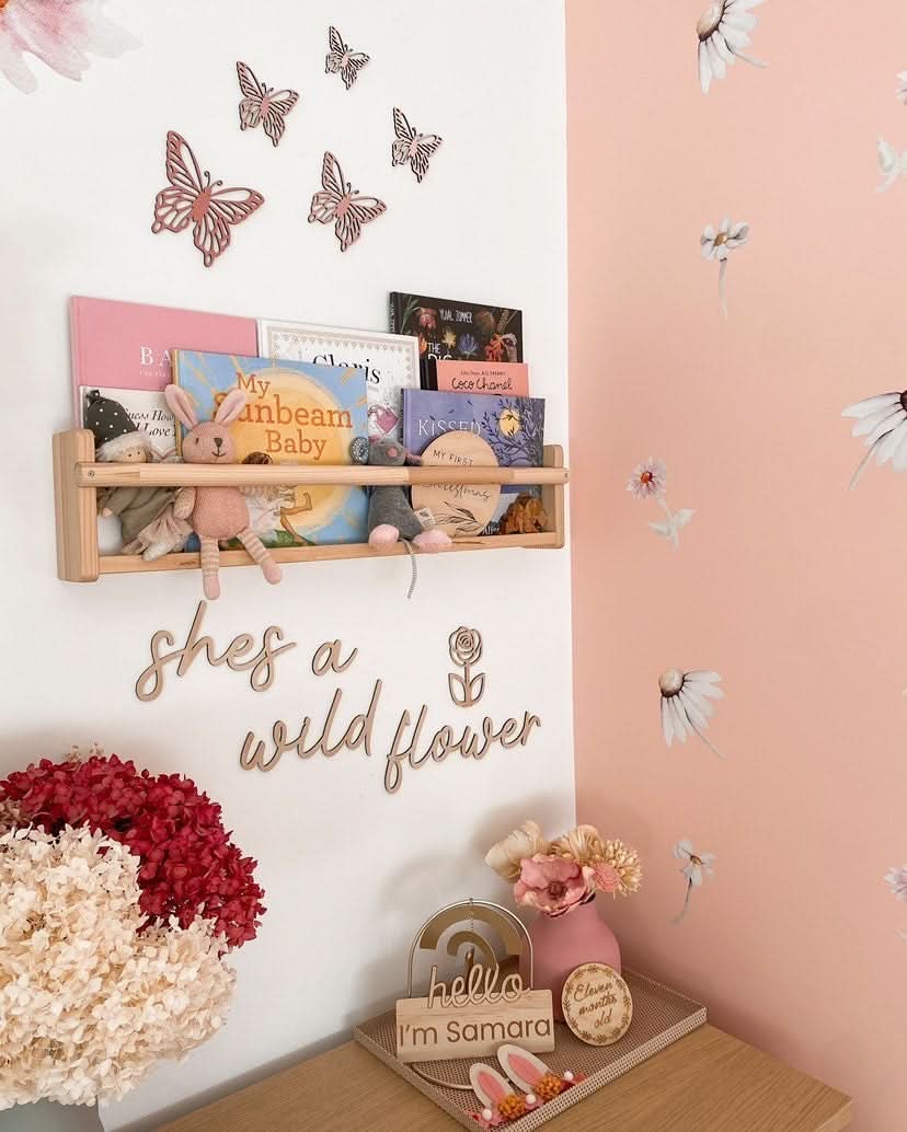 Shes a Wildflower Large Wall Sign