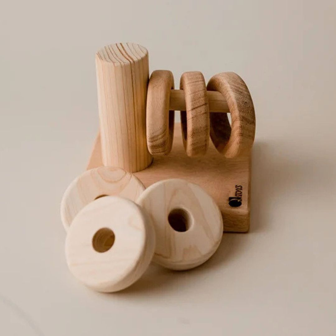 First Birthday Wooden Toy Set - Qtoys
