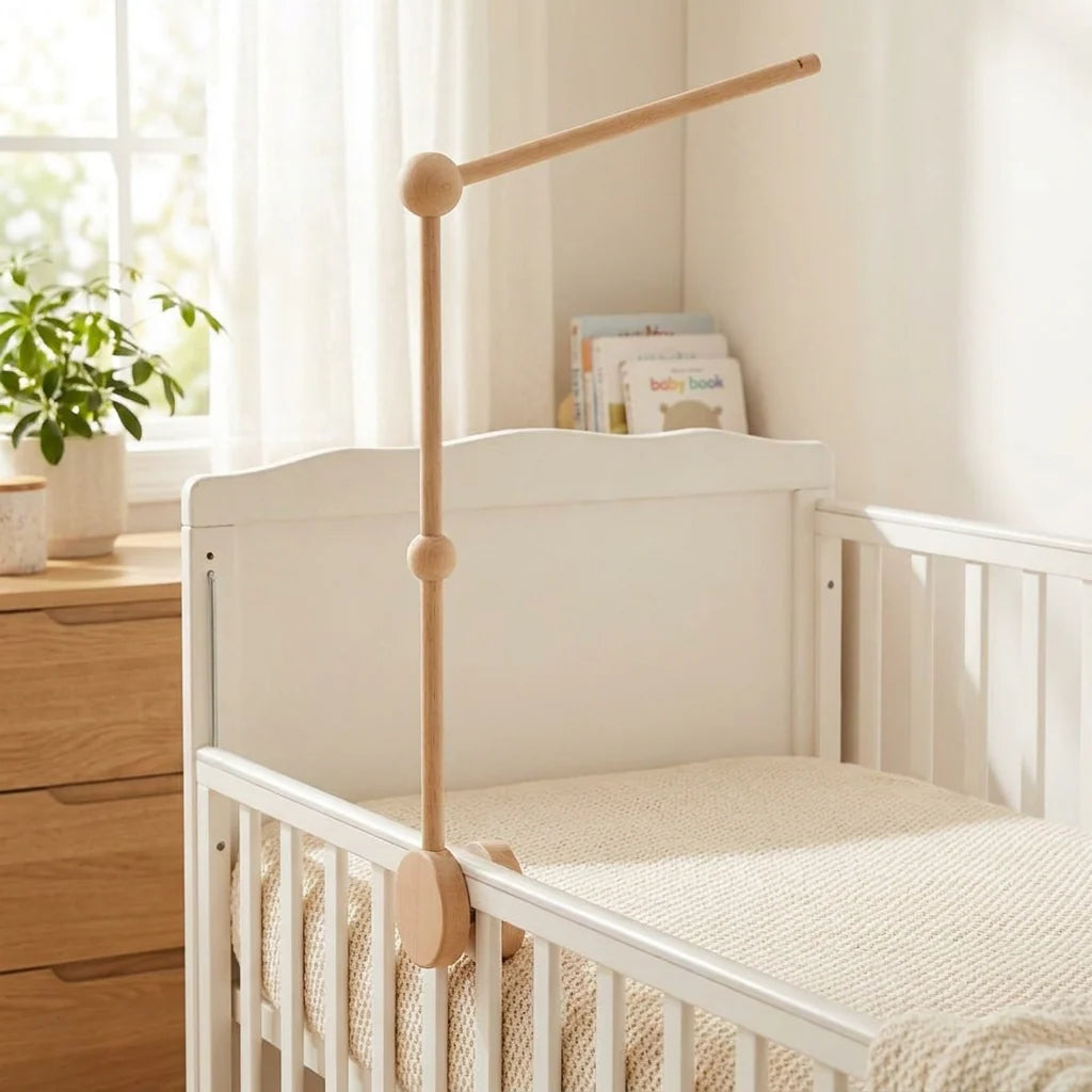 Wooden Cot Mobile Arm