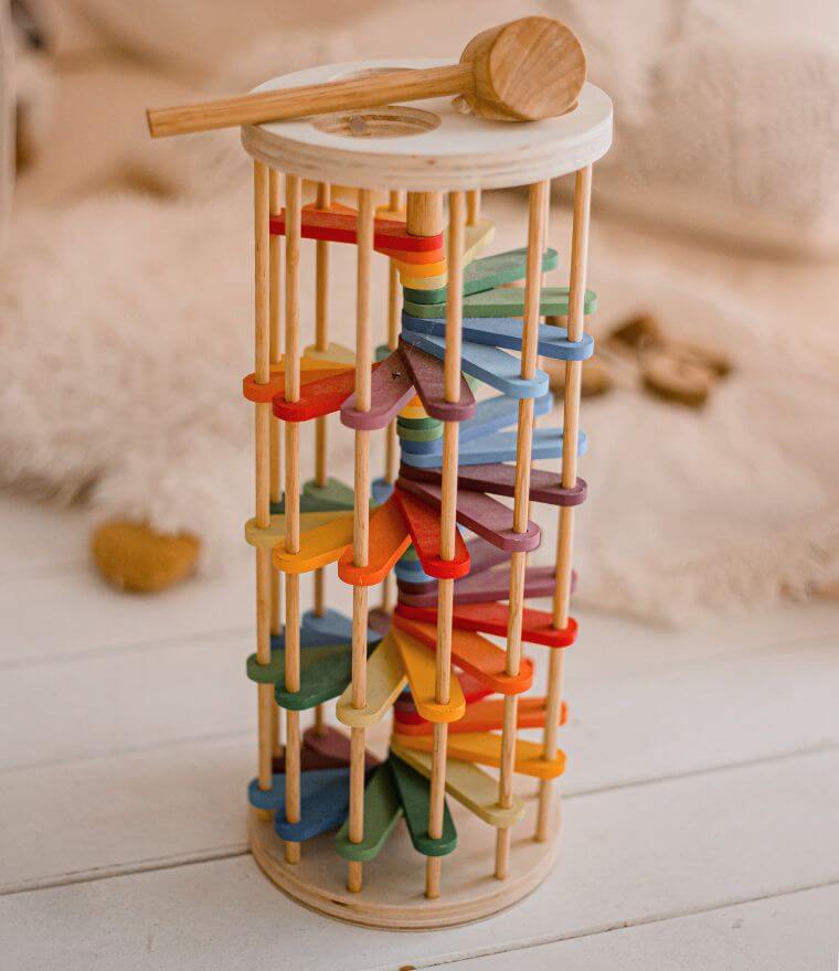 Wooden Pound a Ball Tower