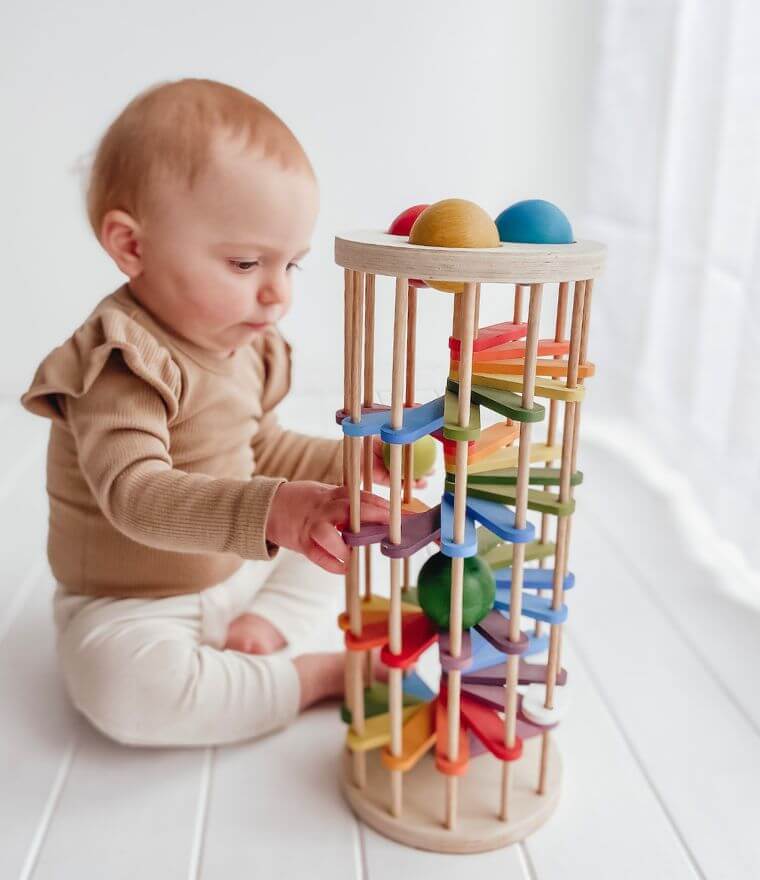 Wooden Pound a Ball Tower