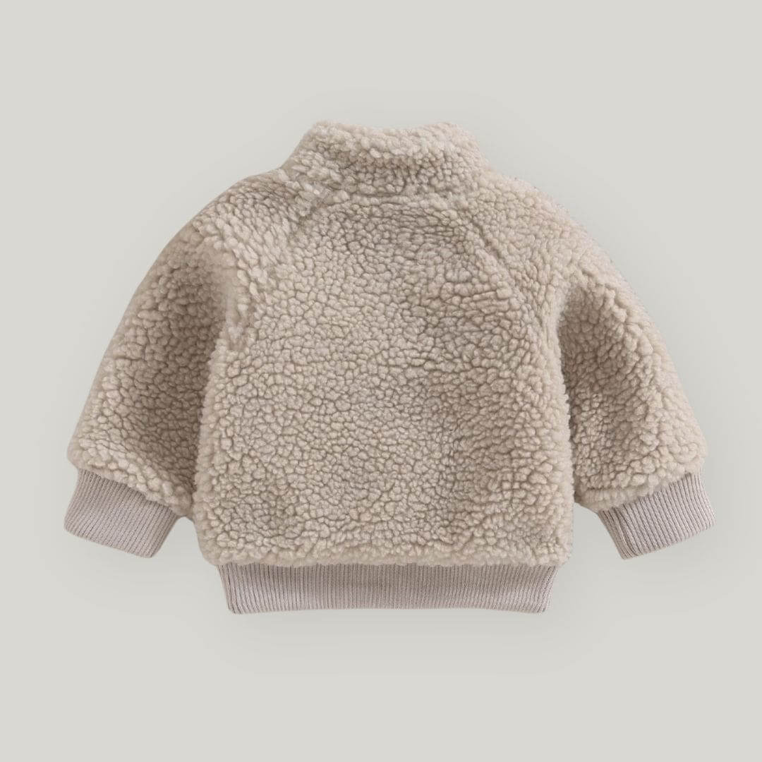 Wooley Pullover Baby Jacket | Snuggly Unisex Baby Jacket (0-3Y) - Lulu Babe