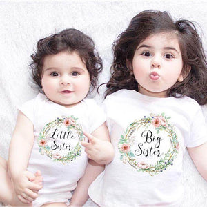 Little Sister Baby Romper | Matching Sister Outfit - Lulu Babe