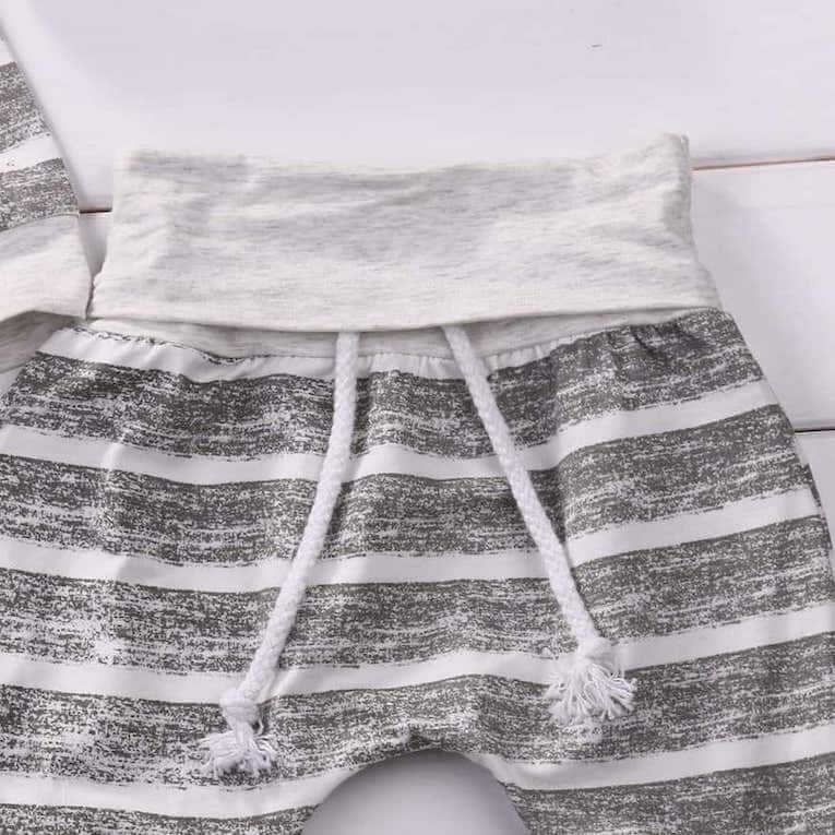 Riley Stripe Set | Cute Unisex Baby Outfit - Lulu Babe