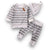 Riley Stripe Baby Set | Cute Unisex Baby Outfit - Lulu Babe