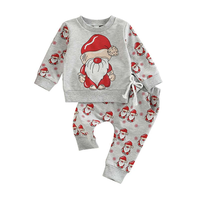 Santa Tracksuit | Baby & Toddler Christmas Outfit - Lulu Babe