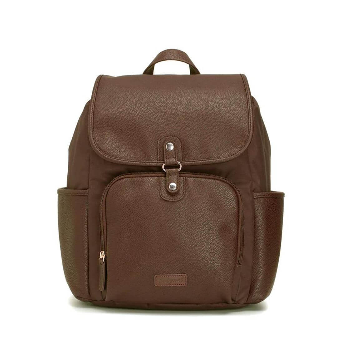 Babymel Freddie Faux Leather Backpack Nappy Bag - Babymel