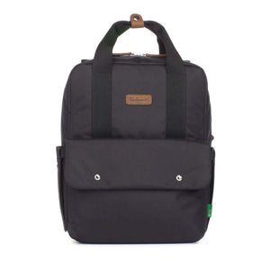 Babymel Georgi Eco Convertible Nappy Backpack - Black - Lulu Babe
