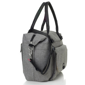 Babymel Jade Eco Nappy Bag Tote Grey - Lulu Babe