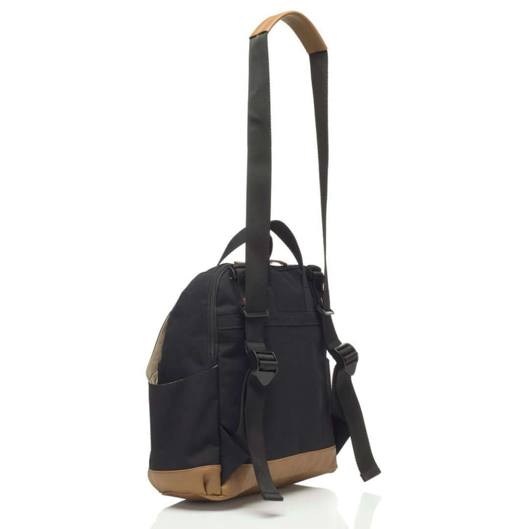 Babymel Robyn Eco Nappy Backpack Black with Change Mat - Babymel