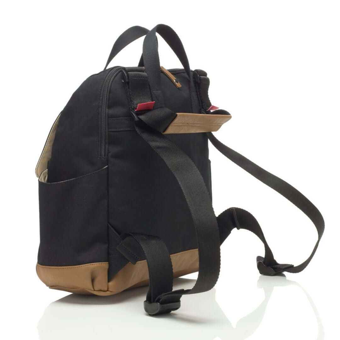 Babymel Robyn Eco Nappy Backpack Black with Change Mat - Babymel