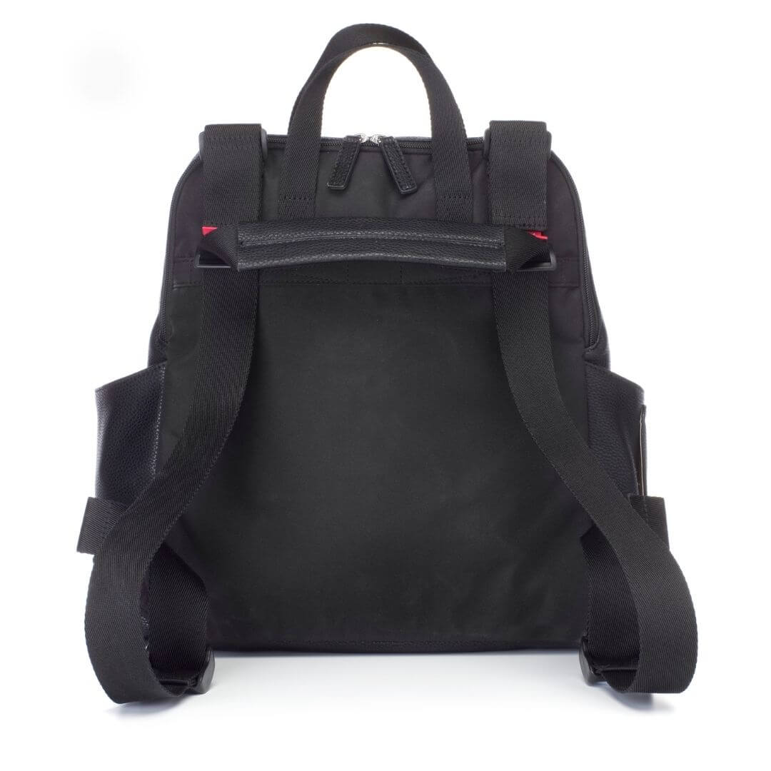 Babymel Robyn Convertible Backpack Vegan Leather Black - Lulu Babe