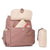 Babymel Robyn Convertible Nappy Backpack - Dusty Pink - Lulu Babe