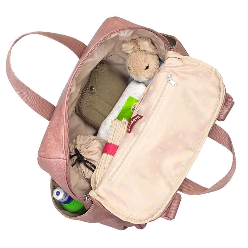 Babymel Robyn Convertible Nappy Backpack - Dusty Pink - Lulu Babe