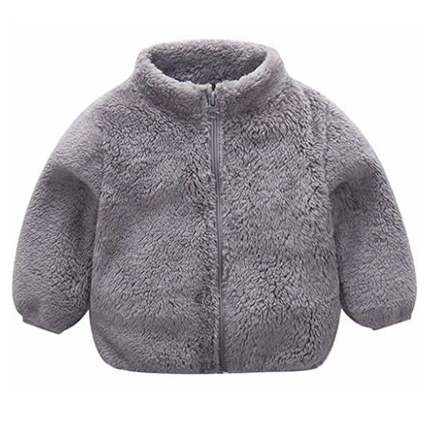 Teddy Jacket for Baby & Toddler | Zipper Front - Lulu Babe