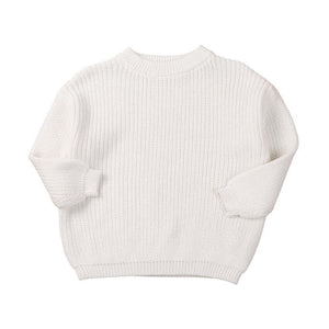Chunky Knit Jumper | Baby & Toddler Pullover Knit - Lulu Babe