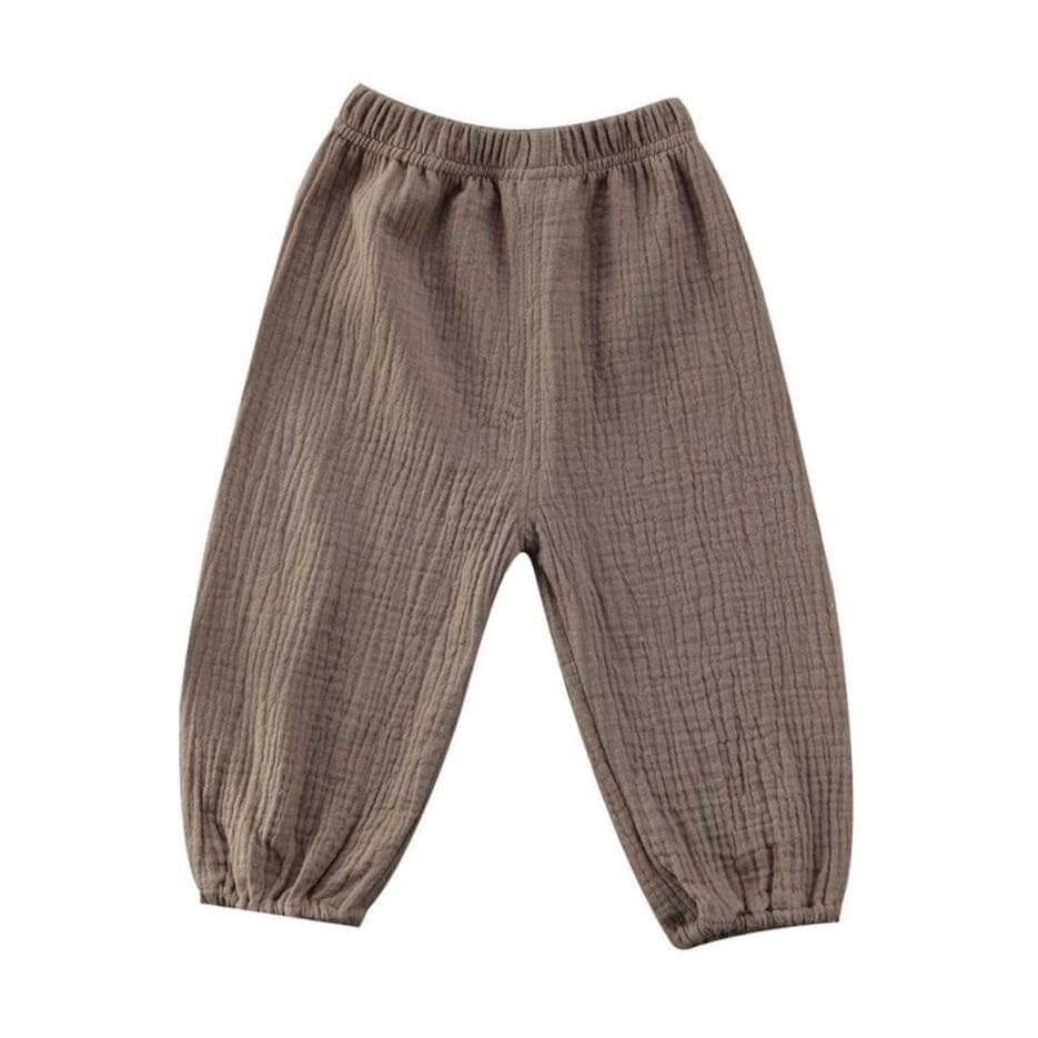 Jordan Baby Harem Pants | Soft Linen-Style Pants for Toddlers - Lulu Babe