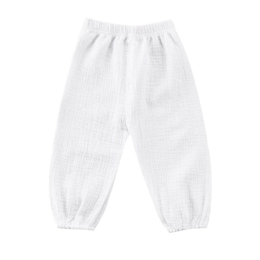 Jordan Baby Harem Pants | Soft Linen-Style Pants for Toddlers - Lulu Babe