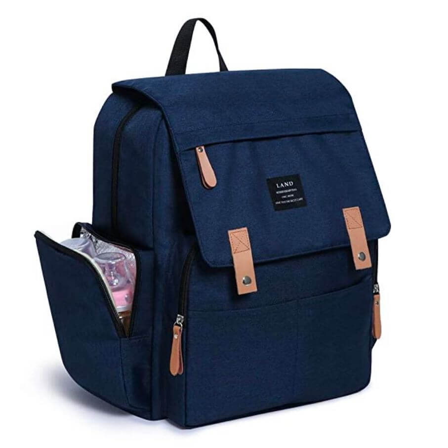 LAND Nappy Bag in navy| Baby Backpack - Land