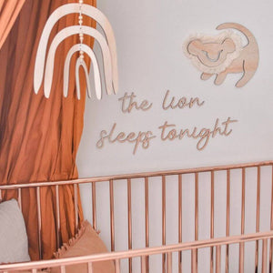The Lion Sleeps Tonight Wall Script - Lulu Babe