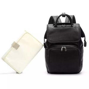 Madison Faux Leather Nappy Backpack - Lulu Babe