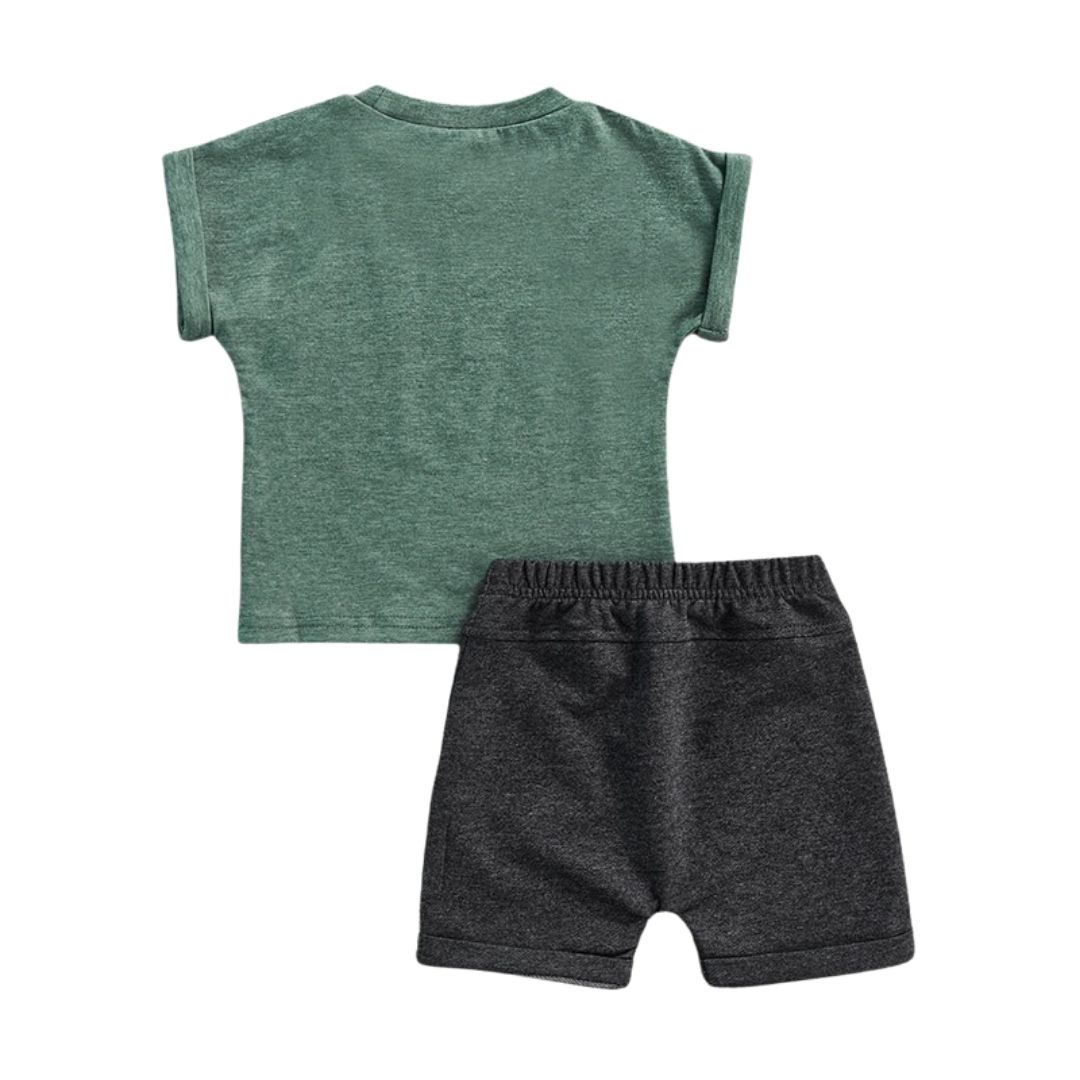 Mama's Little Man Set | Stylish Baby Boy Outfit - Lulu Babe