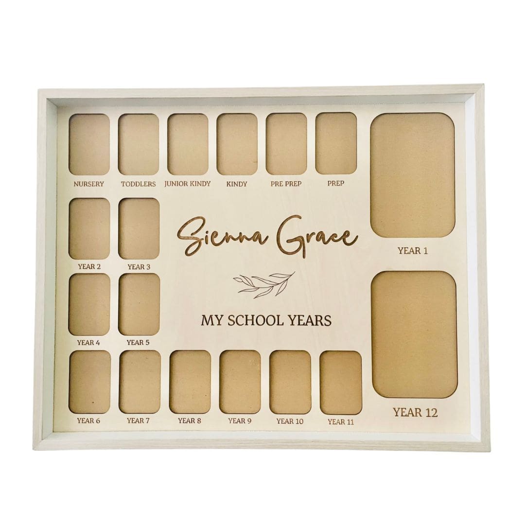 Personalised School Years Photo Frame