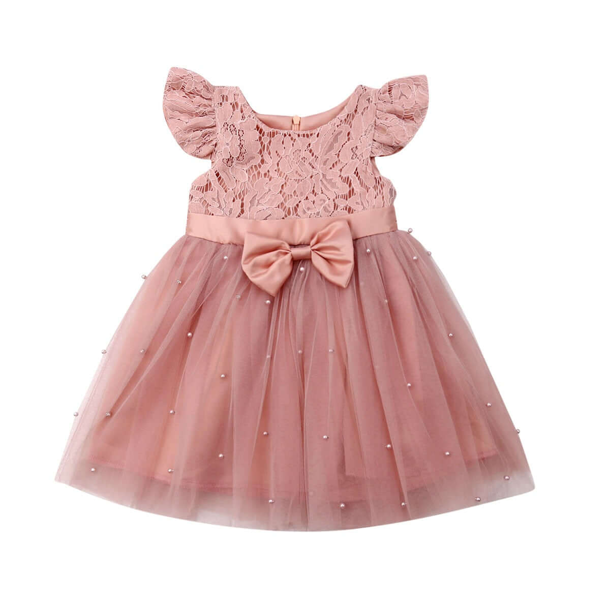 Girls&#39; Maya Pink Tulle Dress - Lulu Babe