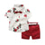 Rose Gentleman Suit | Boys Formal Outfit with Shorts & Bow Tie - Lulu Babe