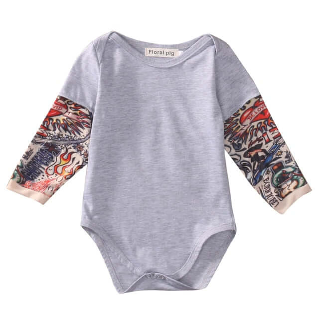 Baby Tattoo Onesie - Cool and Edgy Outfit for Your Little One - Lulu Babe