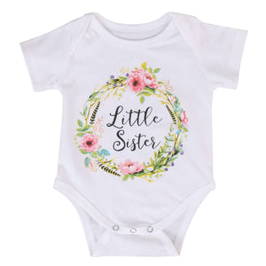 Little Sister Baby Romper | Matching Sister Outfit - Lulu Babe