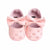 Heart Bow Baby Moccasins | Baby Girl Faux Leather Shoes - Lulu Babe