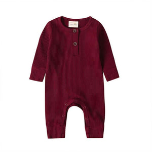Essentials Ribbed Romper | Unisex Baby Onesie - Lulu Babe