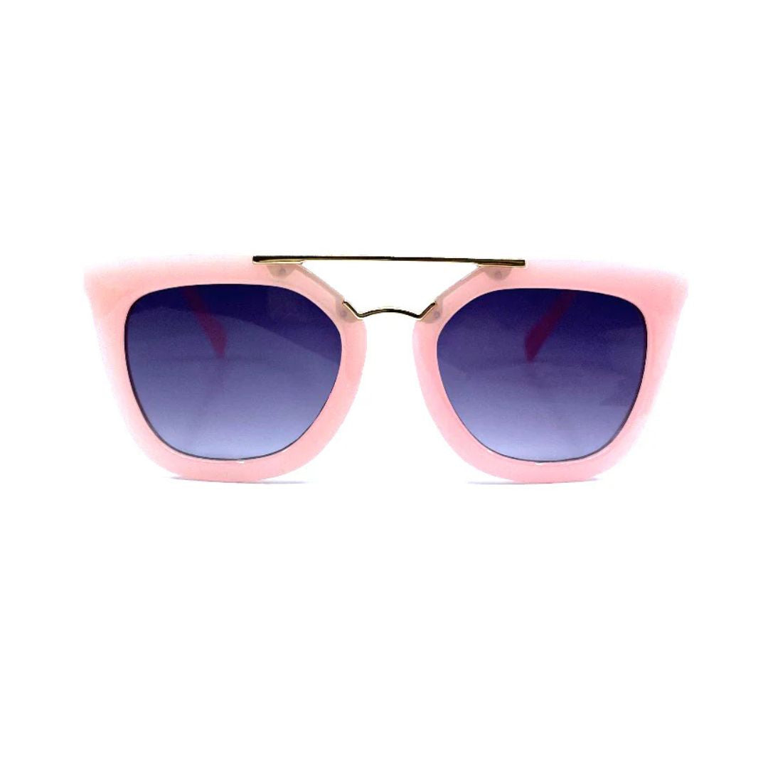 Kids sunglasses in pink with UV400 protection by Little Renegade Company