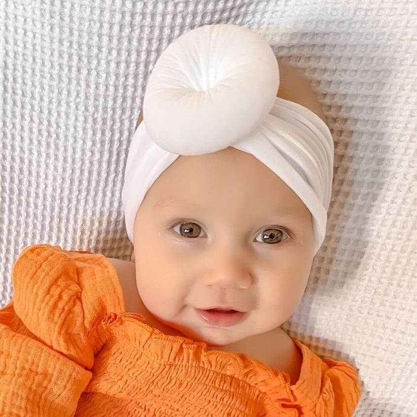 Baby Turban Headband | Stretchy Knot Headband - Lulu Babe